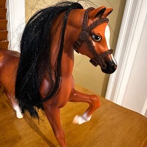 Vintage Brown Horse Toy